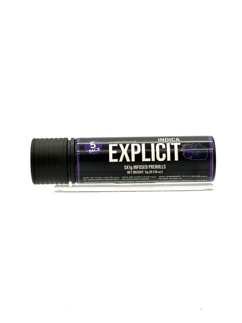 KB - EXPLICIT - INFUSED PREROLL MULTIPACK - GRAPE APE - 5G