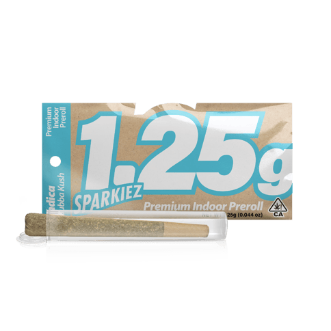 Sparkiez | Bubba Kush | Preroll | Indica | 1.25g