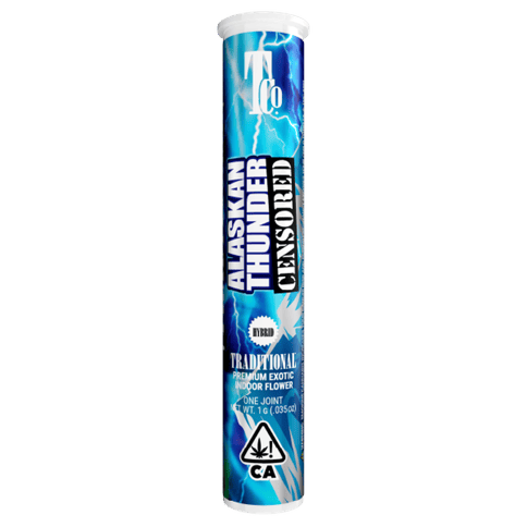 TRADITIONAL - INDOOR PREROLL - ALASKAN THUNDER CENSORED - 1G