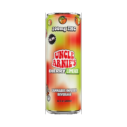Uncle Arnies | Cherry Limeade | 100mg THC Infused Soda