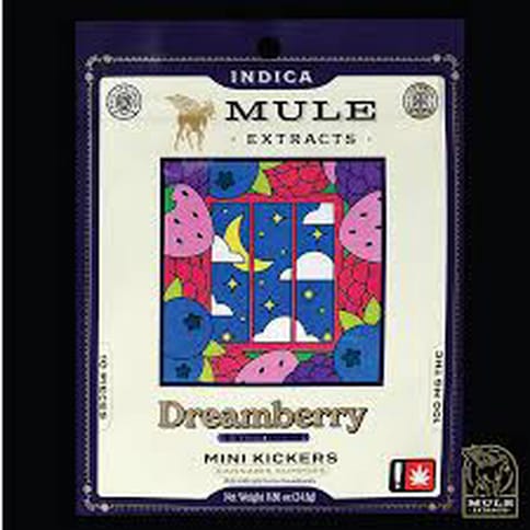 Mule | Dreamberry Kicker | 250MG | 2:1 | THC:CBN | 2 piece  Gummy
