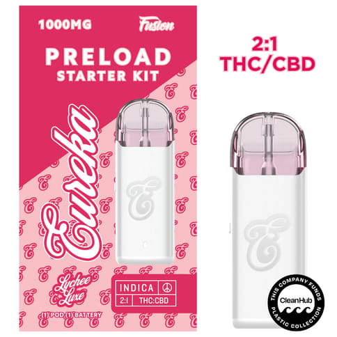 EUREKA STARTER KIT - LYCHEE LUX 2:1 THC:CBD