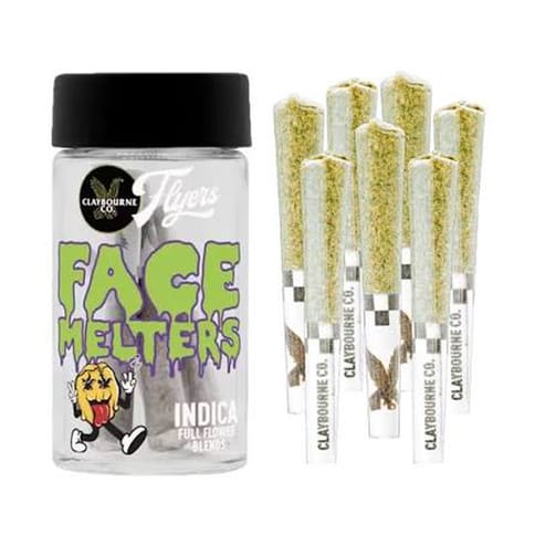 Claybourne Co | Face Melter | Preroll Pack | 7pk | 3.5g