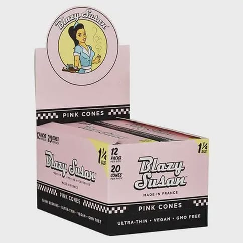 Pink Pre Rolled Cones 20pc 1 1/4"