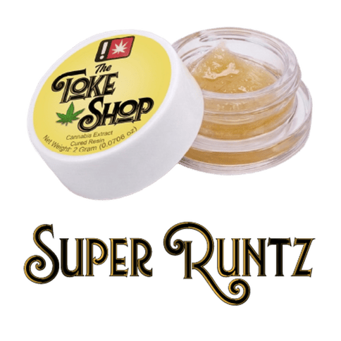THE TOKE SHOP | CURED RESIN | SUPER RUNTZ | HYBRID | 2 GRAMS