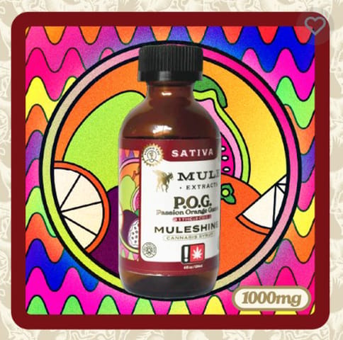 Mule | P.O.G | 1:1 THC:CBG | Muleshine | 1000mg | Tincture