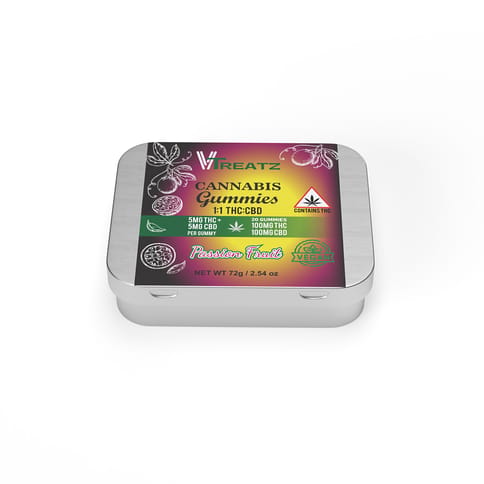 Passionfruit Gummies 1:1 THC:CBD