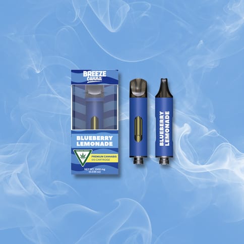 Bursting Blueberry Lemonade 1g 510 Cartridge | Breeze