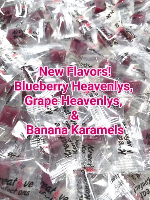 Grape 1:1 (100mg) Sativa Heavenly Soft Chews 10pk by Kreative Konfections