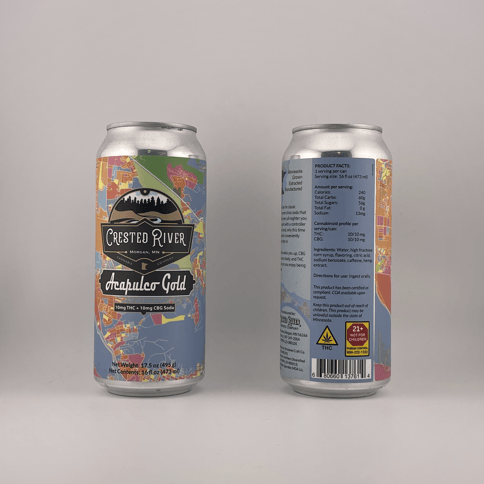 Acapulco Gold | THC + CBG + Caffeine Soda