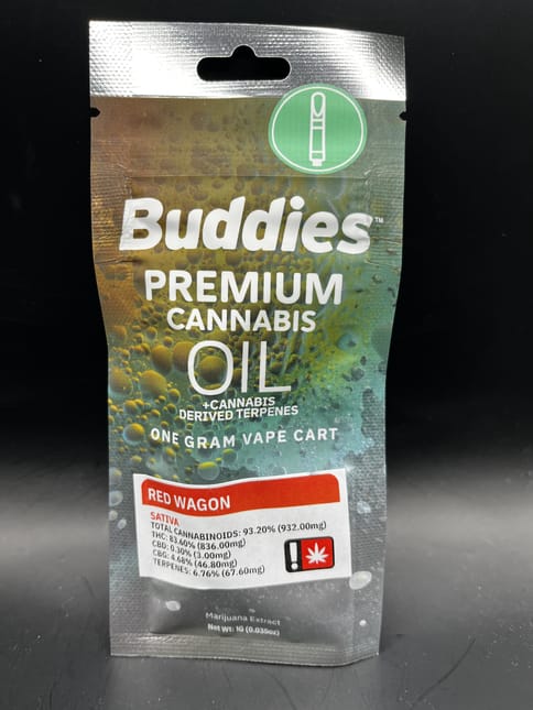 Buddies | Red Wagon (Sativa) Distillate Cartridge | 1g
