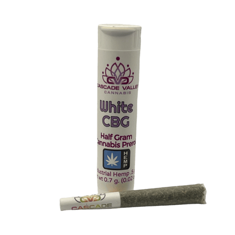 White CBG .5g preroll (cvc)