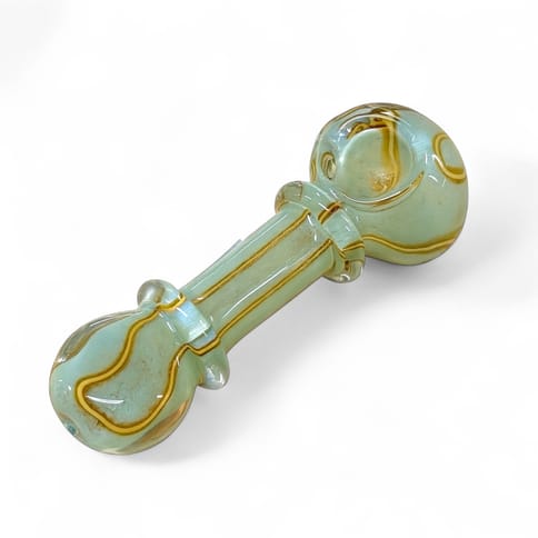 Double Rined Handpipe - Green