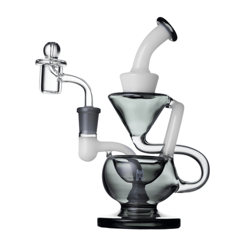 Human Grade | 8" Recycler 1A | Smoke / White