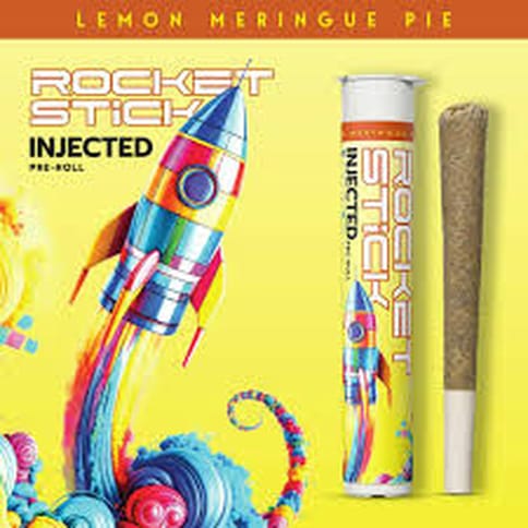 Lemon Meringue Pie 1.2g Injected Pre-roll | Rocket Stick