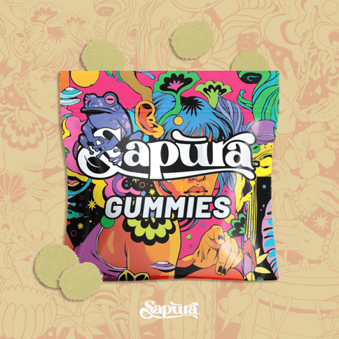 Sour Peach Paradise 5mg Gummies - 100mg