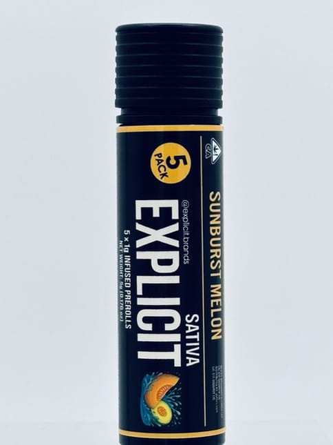 EXPLICIT - INFUSED PREROLL MULTIPACK - SUNBURST MELON - 5G