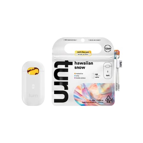 Turn | Hawaiian snow | Live resin | All in one | 1g