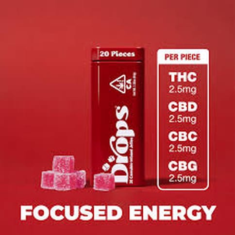 20pc. Cranberry 100mg 1:1:1:1 (Drops)
