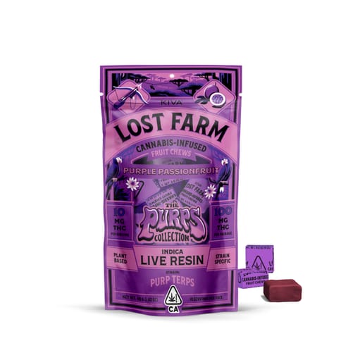 LOST FARM - LIVE RESIN CHEW - PURP TERPS - 100MG