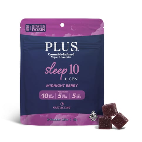 PLUS - SOLVENTLESS GUMMY - MIDNIGHT BERRY - 100MG
