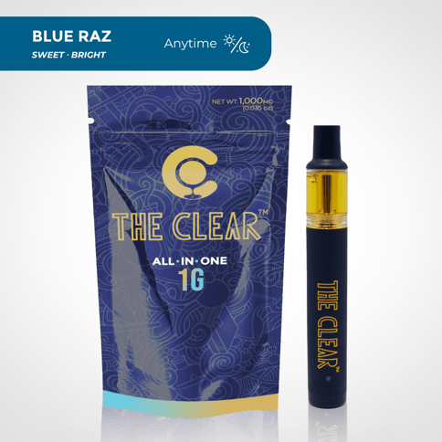 The Clear 1g All in One Blue Raz