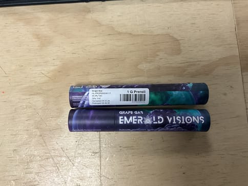 Grape gas 1g preroll