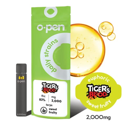 O.Pen Daily Strains All In One | Tiger's Blood 2g Rec