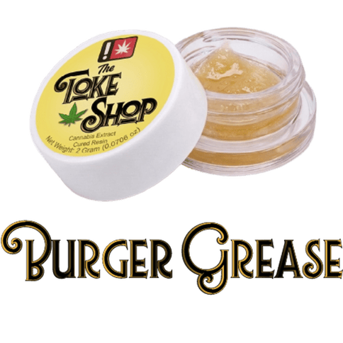 THE TOKE SHOP | CURED RESIN | BURGER GREASE | INDICA | 2 GRAMS