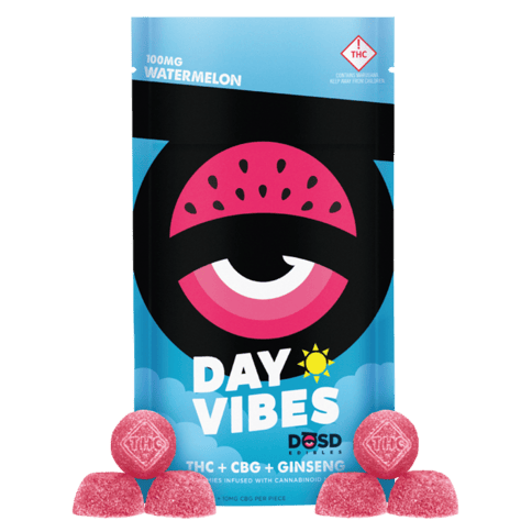 DOSD | Day Vibes Watermelon 1:1 | 100mg Gummies