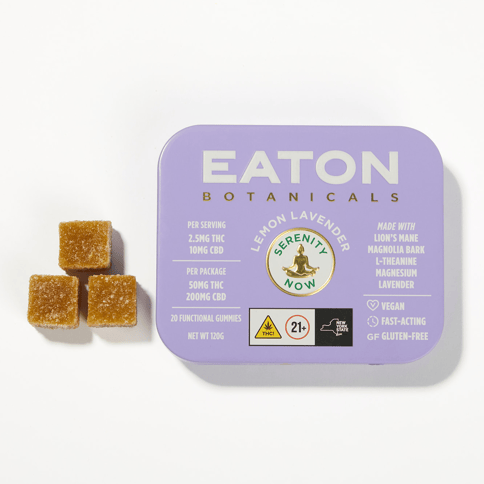 Eaton Botanicals - 2.5mG Gummy Serenity Now (Lemon Lavender)