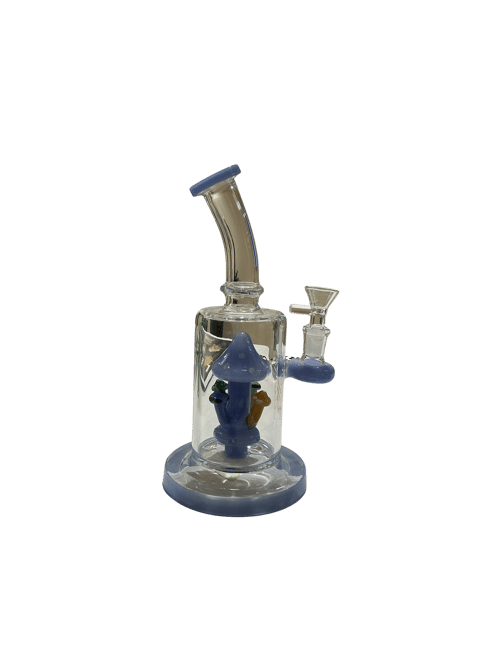 9” Mushroom Glass Water Pipe