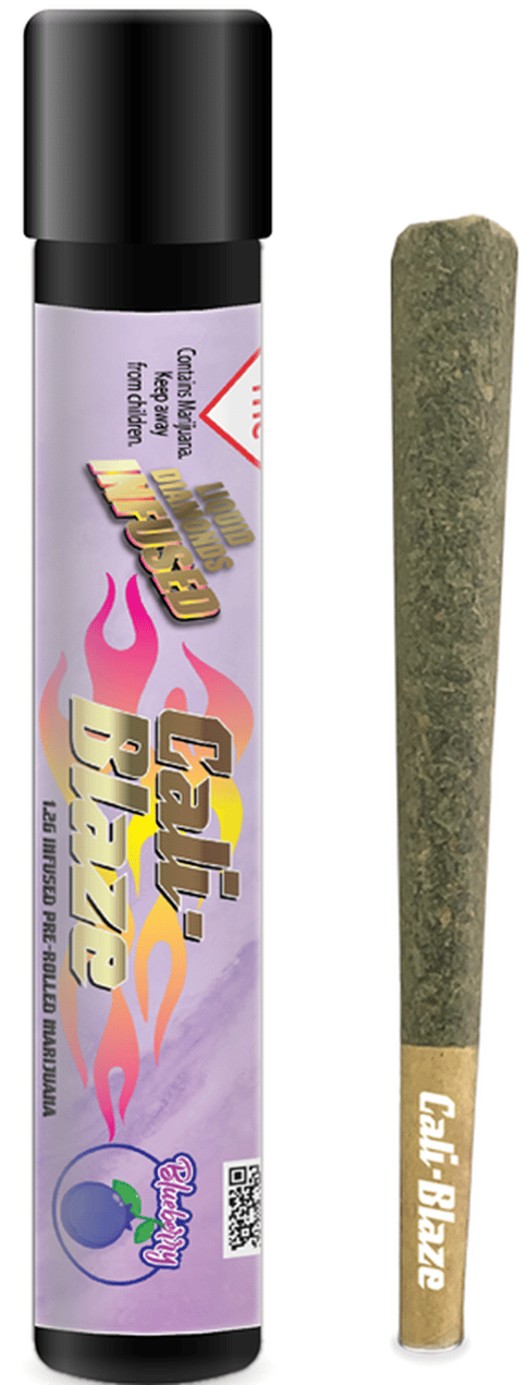 Cali-Blaze (H) Blueberry Race Fuel OG Infused Joint 1.2g