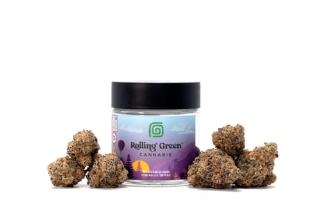 Rolling Green - Dante's Rainbow | 3.5G Purple Jar