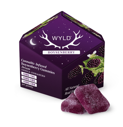 Boysenberry CBD:CBN 100mg Indica Gummies