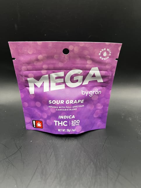 Grön | 100MG | Sour Grape (Indica) MEGA Pearl