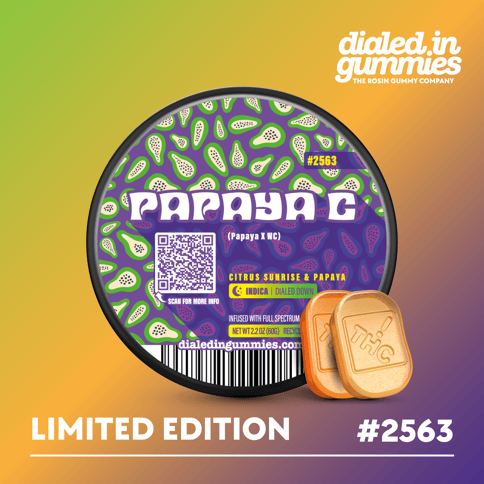 Papaya C (Soiku Bano) (I) 100mg Strain Specific Rosin Gummies