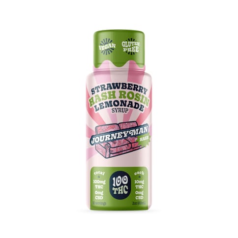 Journeyman Hash Rosin Strawberry Lemonade Syrup 2oz