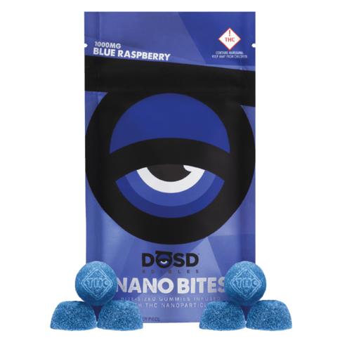NANO BITES BLUE RASBERRY SATIVA