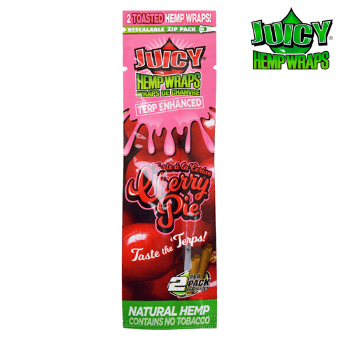 Juicy Hemp Wraps Cherry Pie Flavor 2pk