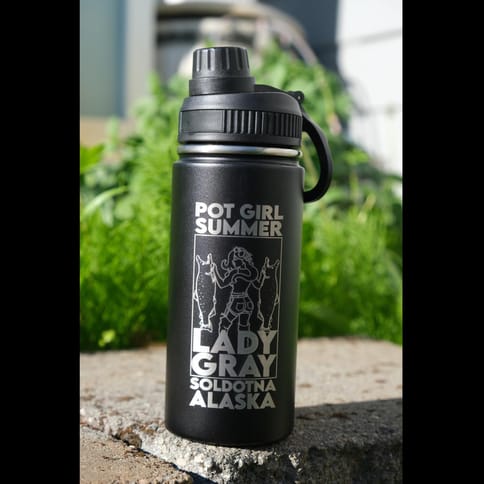 Stainless Pot Girl Summer Waterbottle 16oz