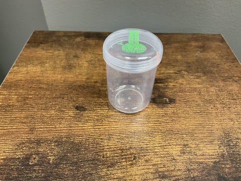 Plastic Sealed Weed Jar