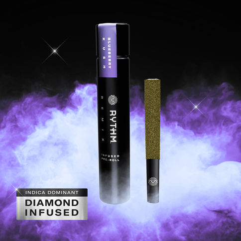 Remix(Infused preroll) 1g - Blueberry Kush