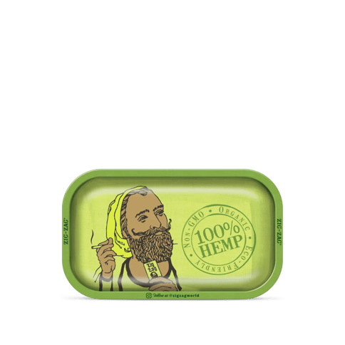 Zig-Zag Green Rolling Tray