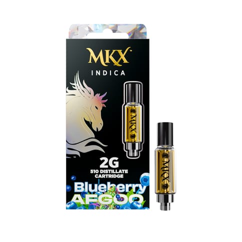 MKX - 2 Gram 510 Thread Carts - Blue Afgoo - Indica
