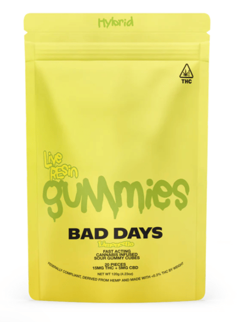 Live Resin Nano Gummies - Limoncello-Hybrid