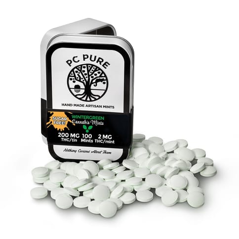 Wintergreen Mints | 100x2mg THC Mints
