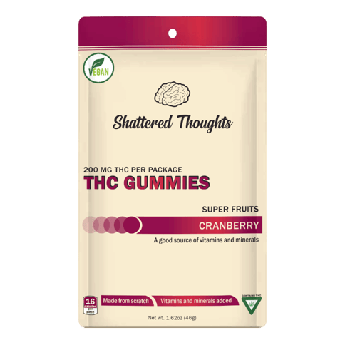 Cranberry 200mg Gummies | Shattered Thoughts
