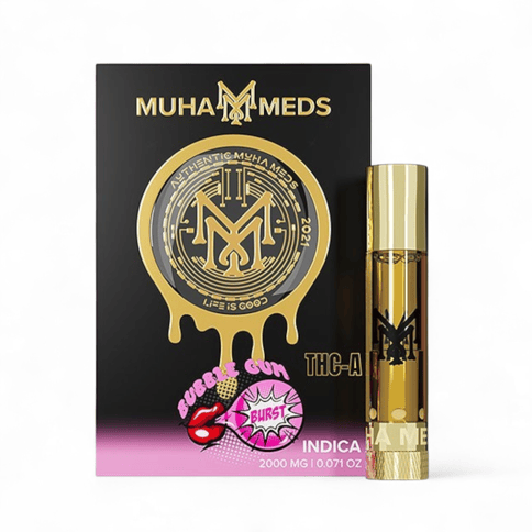Muha Meds 2g Cartridge - Bubble Gum Burst - Indica