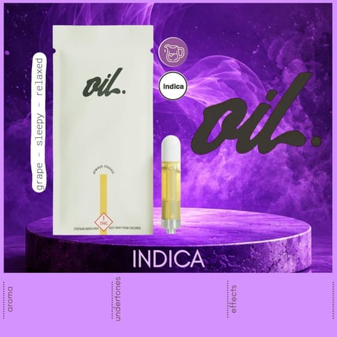 Purple Punch 1g Distillate Vape Cartridge by Oil by Craft | Golden Rookie